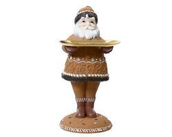 Decoris Kerstman polyresin