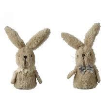 DECORIS Konijn polyester l7b5h17cm bruin a2