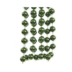 Decoris Kralenketting Plastic XXL Dennengroen dia2x270cm