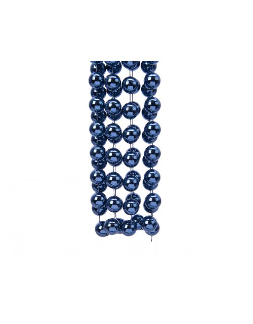 Decoris Kralenketting Plastic XXL Nacht Blauw dia2x270cm