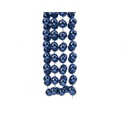 Decoris Kralenketting Plastic XXL Nacht Blauw dia2x270cm