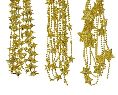 Decoris Kralenketting ster l270cm l.gd a3