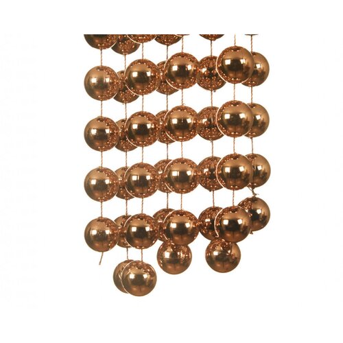 Decoris Kralenketting xxl d2l270cm walnoot