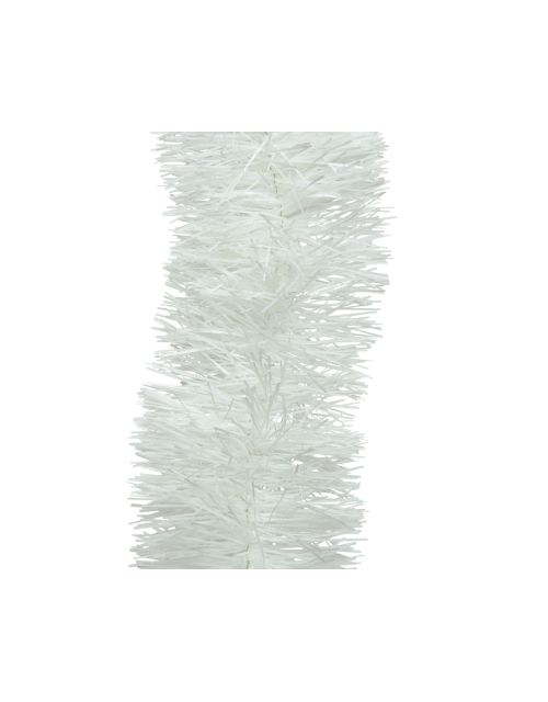 Decoris Lametta guirlande pet shiny winterwit dia10cm x H.270cm