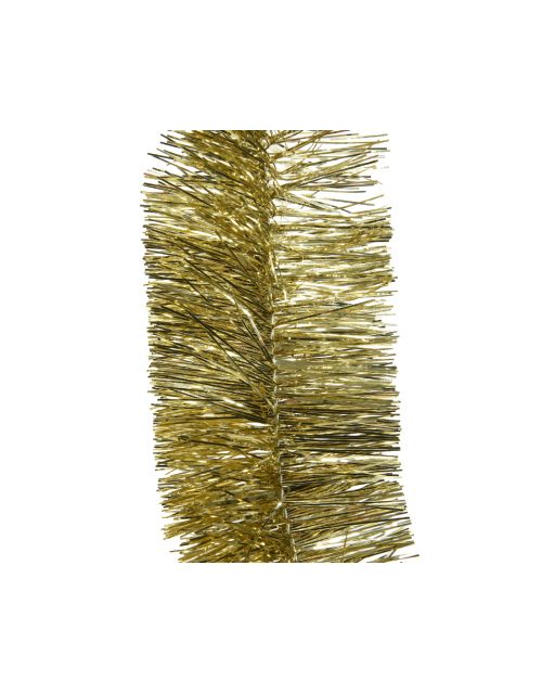 Decoris lametta guirlande glanzend D7cm licht goud