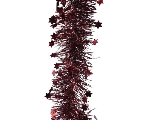 Decoris Lametta guirlande pet shiny mix of tinsel w stars