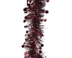 Decoris Lametta guirlande pet shiny mix of tinsel w stars