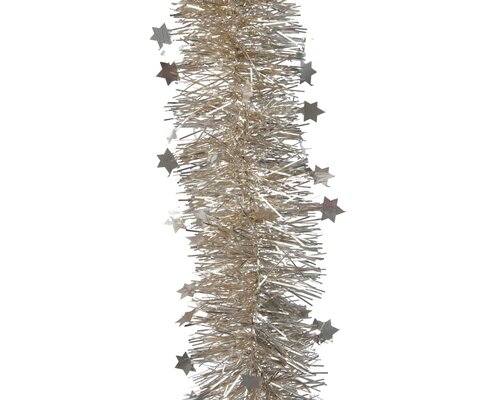 Decoris Lametta guirlande pet shiny mix of tinsel w stars