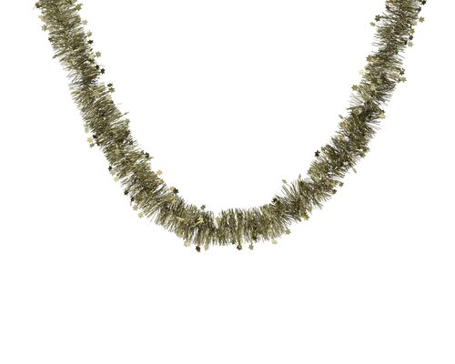 Decoris Lametta guirlande pet shiny with star tinsel
