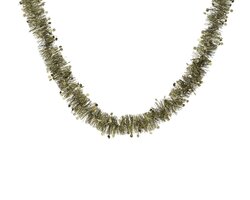 Decoris Lametta guirlande pet shiny with star tinsel