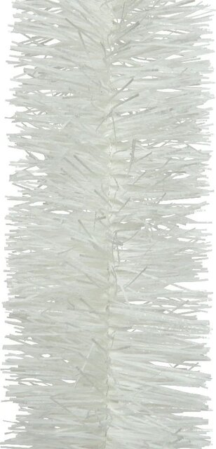 Decoris Lametta guirlande pvc diamant winterwit dia7cm x H.270cm
