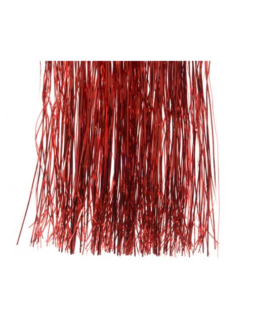Decoris Lametta pet shiny kerstrood L.0.1cm x W.50cm x H.40cm