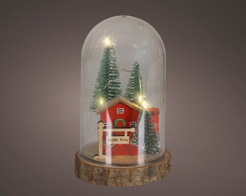 Lumineo LED cloche glas steady binnen