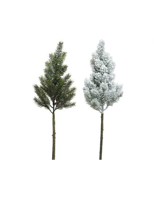 Decoris mini tree on stick h110cm 2ass
