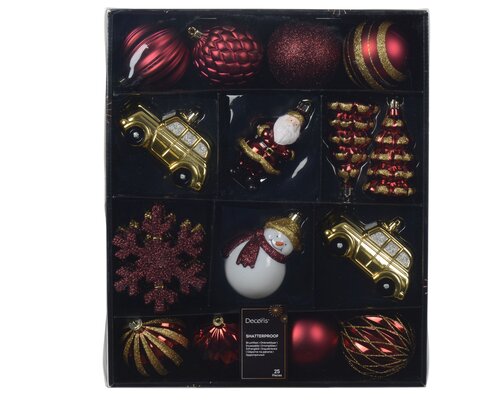 Decoris Mix box kunststof shiny, matt,glitter glitter mix - afbeelding 1