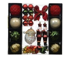 Decoris Mix box polystyreen shiny - flock - glitter mix - afbeelding 1