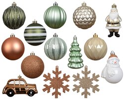 Decoris Mix box polystyreen shiny - matt - enamel - glitter glitter mix - afbeelding 2