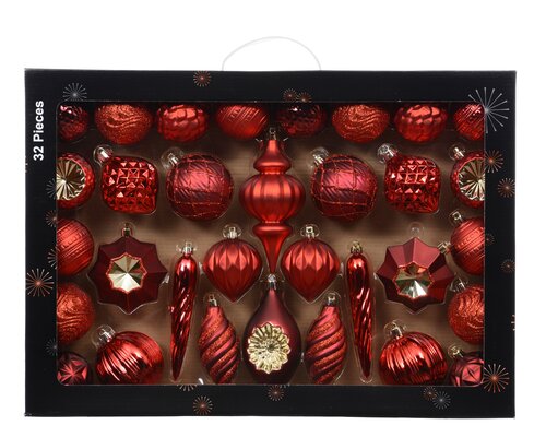 Decoris Mix box polystyreen shiny,matt,glitter mix - afbeelding 1