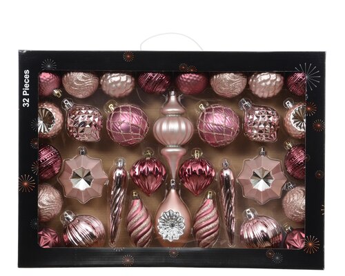 Decoris Mix box polystyreen shiny,matt,glitter mix - afbeelding 1