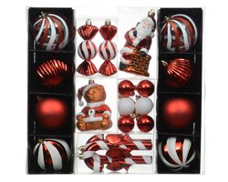 Decoris Mix box polystyreen shiny - matt - glitter mix - afbeelding 1