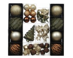 Decoris Mix box polystyreen shiny - matt - glitter mix - afbeelding 1