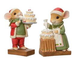 Decoris Muis polyresin 2ass