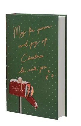 Decoris Opbergbox papier l16b4h25cm groen