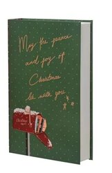 Decoris Opbergbox papier l16b4h25cm groen