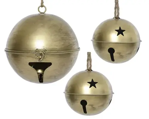 Decoris Orn.ijzer klok d24.5cm goud