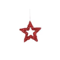 Decoris Ornament ster d20cm rood