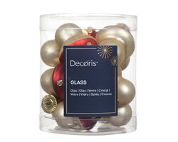 Decoris Paddenstoel glas with dots mix - afbeelding 1