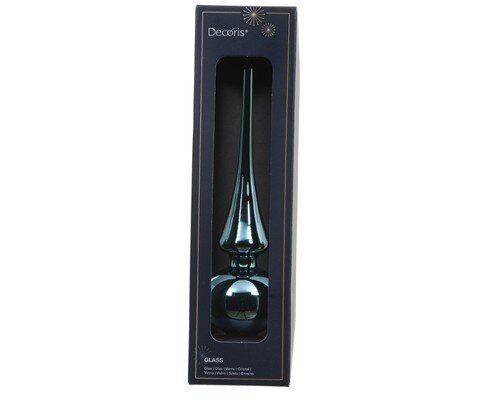 Decoris Piek glas folk blue dia6cm x H.26cm