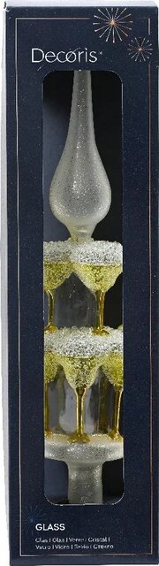 Decoris Piek glas l9.1b7.7h31cm a2