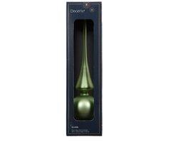 Decoris Piek glas matcha green dia6cm x H.26cm - afbeelding 1