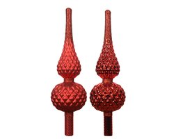 Decoris Piek glas matt with glitter on top and edge 2ass - afbeelding 3