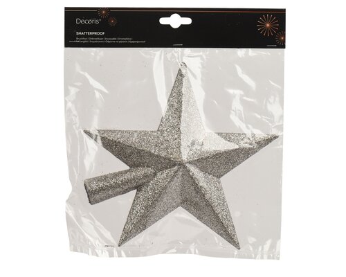 Decoris Piek polystyreen glitter - afbeelding 1