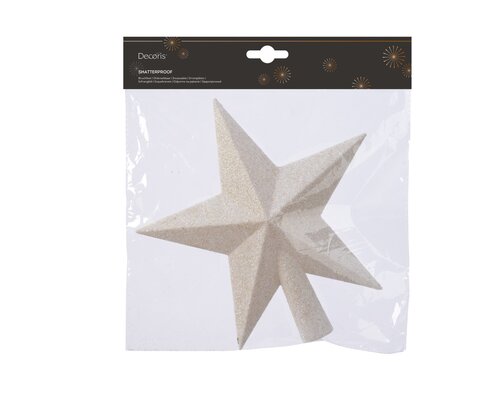 Decoris Piek polystyreen glitter - afbeelding 1
