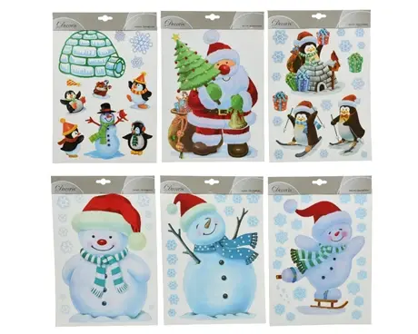 Decoris Raamdecoratie pvc 6ass