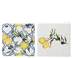 Decoris Servet papier l16b16cm blw a2 20st