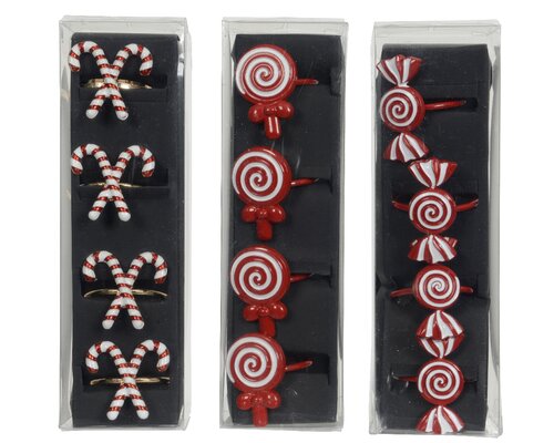 Decoris Servetring plastic 3ass