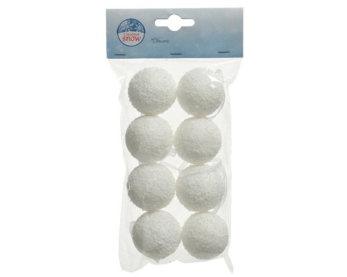Decoris Sneeuwbal foam snowball