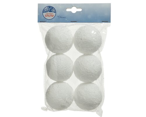 Decoris Sneeuwbal foam snowball
