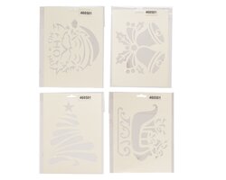 Decoris Stencils papier figures 4ass fsc mix credit