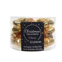 Decoris Ster glas mix licht goud