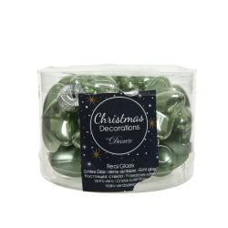 Decoris Ster glas mix salie groen