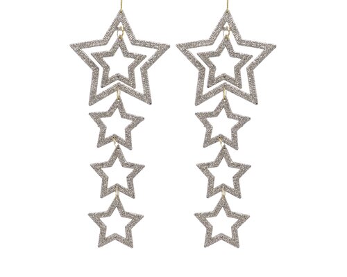 Decoris Ster plastic glitters
