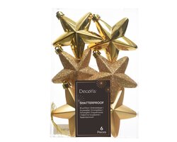 Decoris Ster polystyreen shiny, matt, glitter mix - afbeelding 1