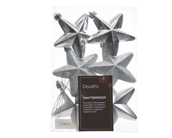 Decoris Ster polystyreen shiny, matt, glitter mix - afbeelding 1