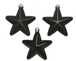 Decoris Ster polystyreen shiny, matt, glitter mix - afbeelding 2