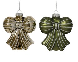 Decoris Strik glas shiny - matt gltter line 2col ass